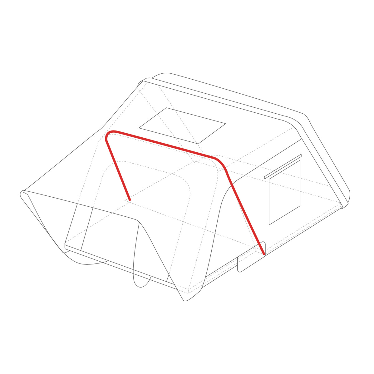 Skycamp 3.0 U-Bøjning Aluminium