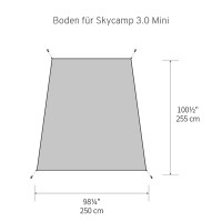Skycamp 3.0 Mini Bund til Anbauzelt Plus
