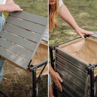 Foldbar Outdoor Køkken med Vask