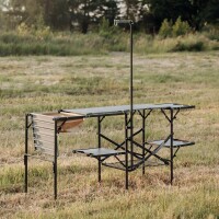 Foldbar Outdoor Køkken med Vask