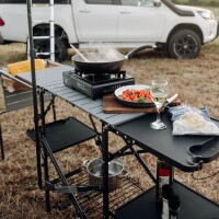 Foldbar Outdoor Køkken med Vask