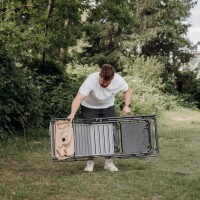 Foldbar Outdoor Køkken med Vask