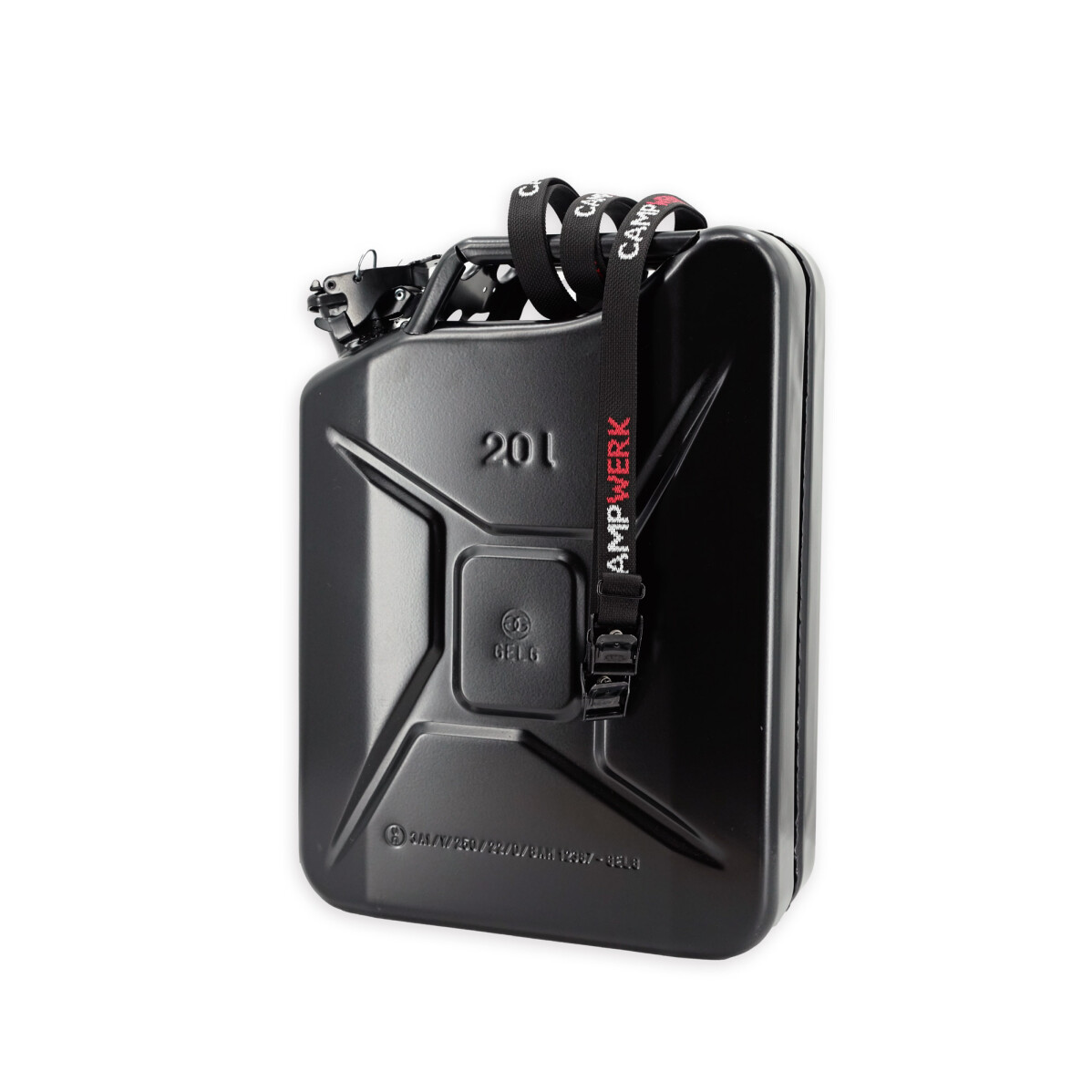 20 L Brændstofdunk monteret inkl. Holder