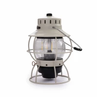 BAREBONES RAILROAD LANTERN VINTAGE WHITE - USB