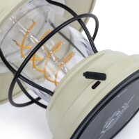 BAREBONES OUTPOST LANTERN VINTAGE WHITE