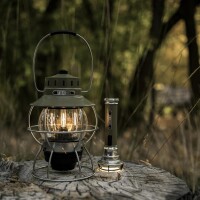 BAREBONES RAILROAD LANTERN OLIVE - USB