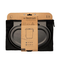 Flextrash Skraldespand L (9 L), sort