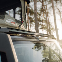 LED-bar på taget over forruden