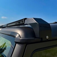 LED-bar på taget over forruden