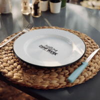 CAMPWERK Emalje Talerken flad